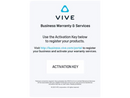HTC Vive Business Warranty & Services - CHANNEL XR